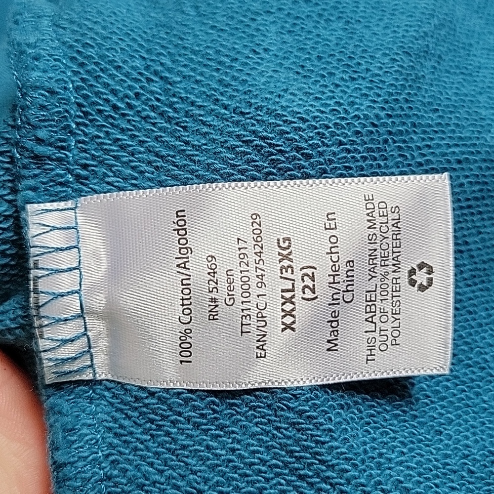 Teal Oversized Sweater - Picture 5 of 6